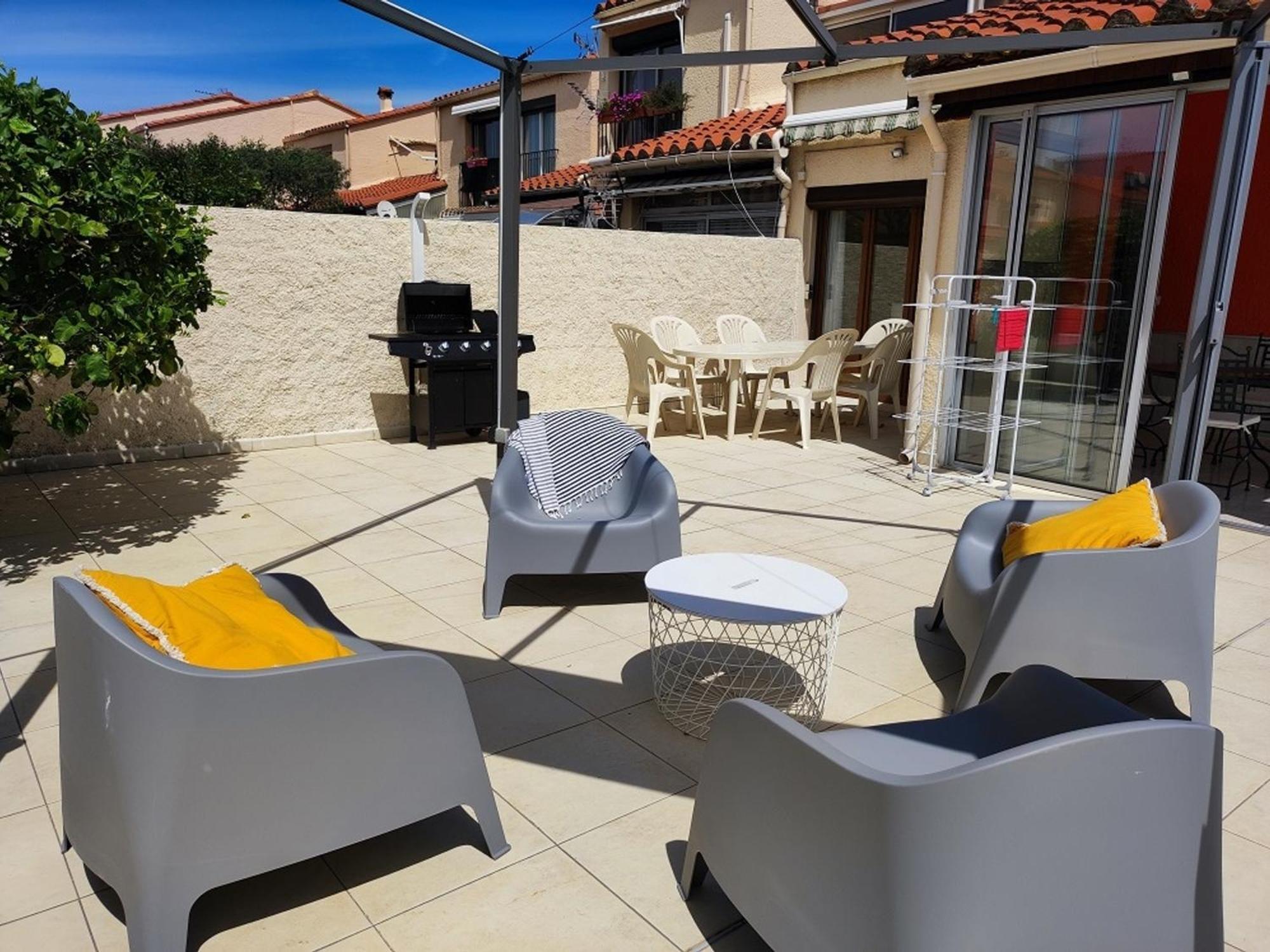 Pavillon 6 Pers A Argeles-Sur-Mer: Piscine, Clim, Parking, Wifi, Proche Plage - Fr-1-776-5 المظهر الخارجي الصورة